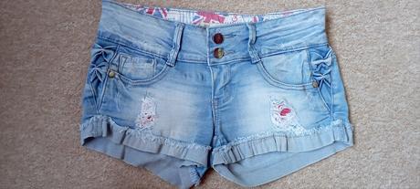 Rif šortky zn."simply chic" vel."s/36", denim,s