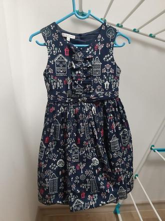 Krásné šatičky, šaty s domečky a kytičkami, rocha.little.rocha,110