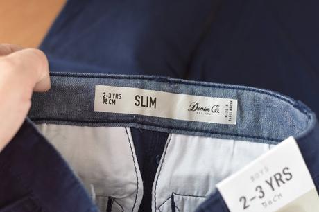 Kalhoty vel. 2 - 3 roky, denim co,98