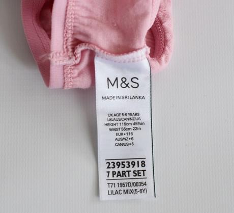 Kalhotky vel. 5 - 6 let, marks & spencer,116