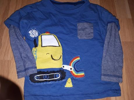 Modré tričko 98 tu, tu,98