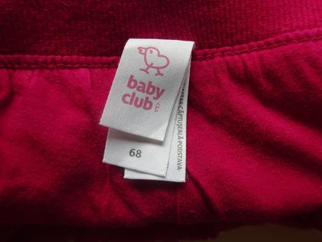 Manšestráky, vel. 68, baby club,68