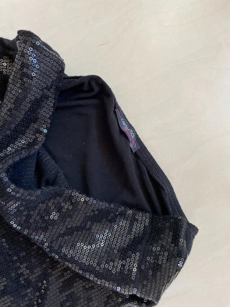 Flitr elastické minišaty na prsa nebo top, vel s,, terranova,s