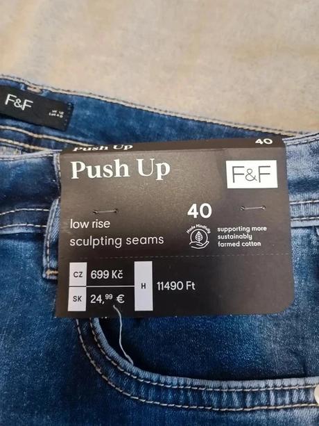 Nové rifle džíny, f&f,40