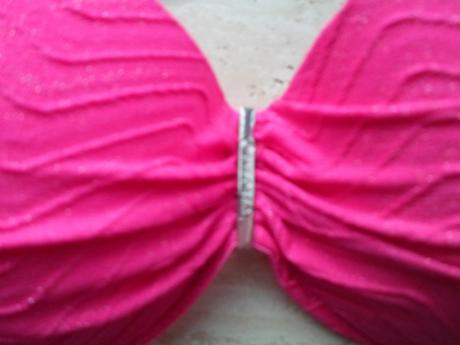 Růžové plavky plavková podprsenka 75c, new yorker,36 / 38 / m / s