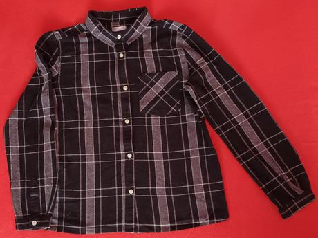 Dívčí černá košile dlouhý rukáv pepco, pepco,152