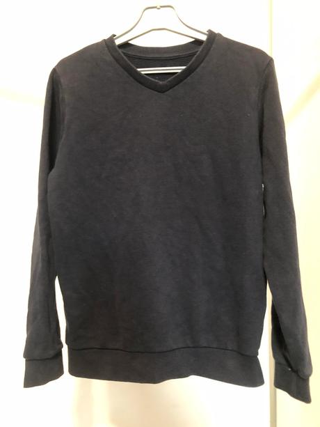 Modrá tepláková mikina, 140