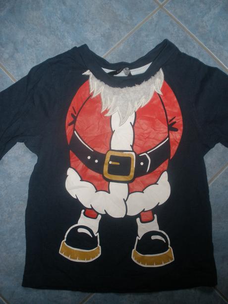 Vánoční triko dl. rukáv, 92