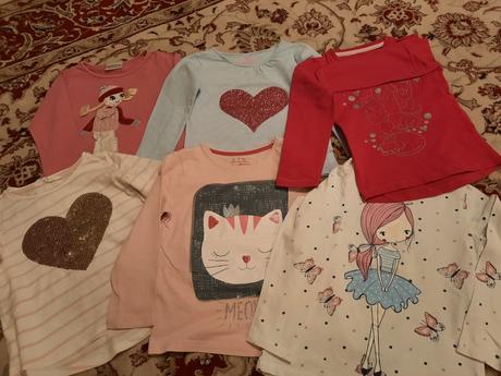 6x tričko pro holčičku, next,98