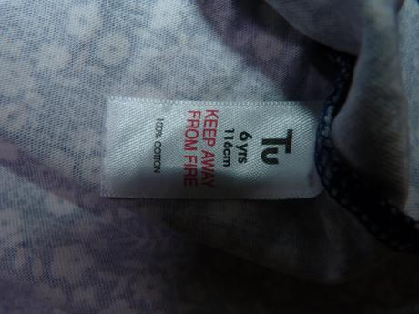 Tu bavlněné drobně květované tričko vel. 116, tu,116