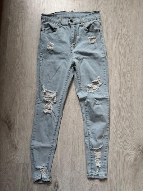 Trhané džíny vel.xs / 34, xs