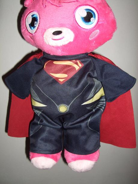 Kostým superman pre bábiku alebo plyšovú hračku,