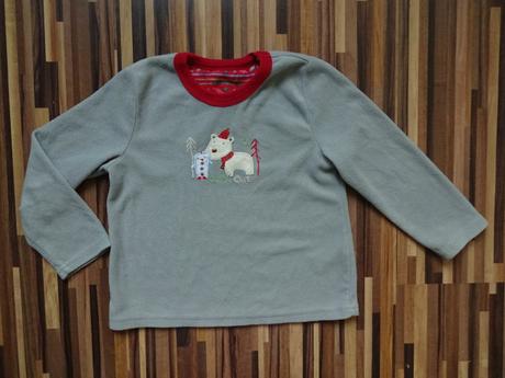 Pyžamo fleesové tričko, primark,104