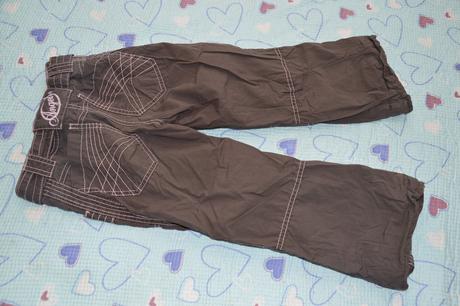 Plátěné kalhoty s regulací v pase, next,122