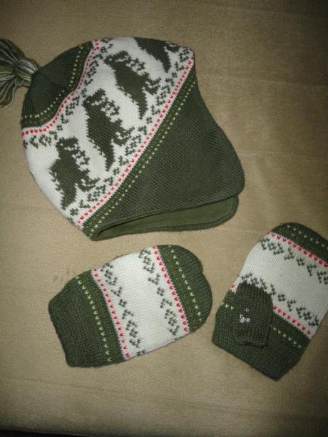 Slabší dvouvrstvá čepička next, vel. 2-3 +rukavice, next,98