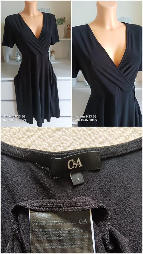 Šaty zn."c&a" vel."s", c&a,s
