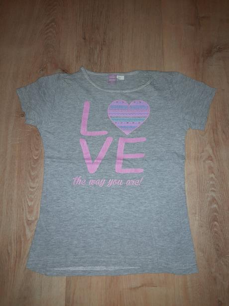 4 x tričko s krátkým rukávem, vel 122/128, pepco,122