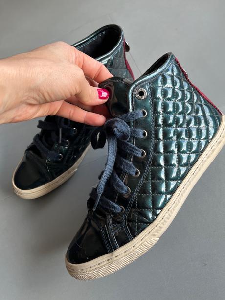 Geox respira vel 36 zeleno modrá tenisky kotníkové, geox,36