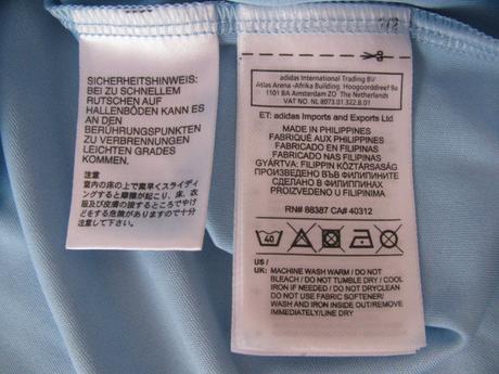 Tréninkové sportovní modré pružné tričko adidas, adidas,146