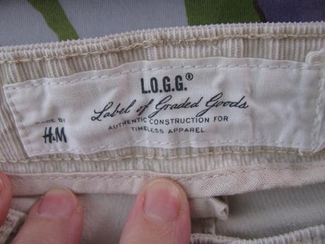 Dámské elastické manšestrové džínové kalhoty, h&m,38