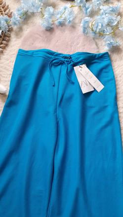 Zara letní široké kalhoty wide leg, zara,l