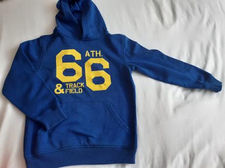 Modrá mikina 7-8 let, f&f,128