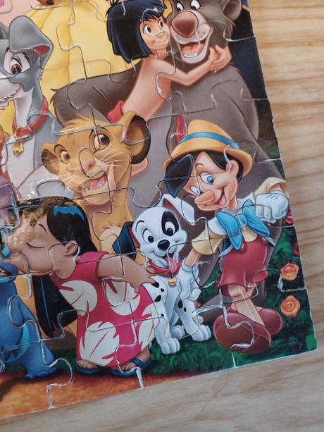 Dřevěné puzzle disney, 