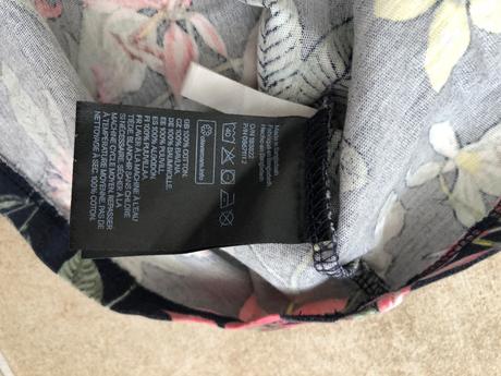 158/164 saty s kvety h&m, h&m,158