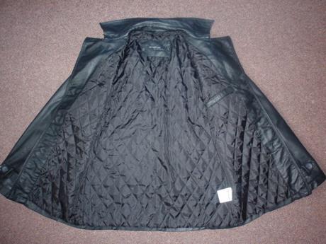 Kabát-sako-bunda kůže ombre, xl