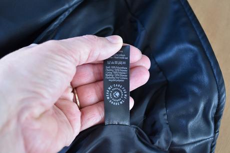 Koženková bunda vel. 11 - 12 let, george,152