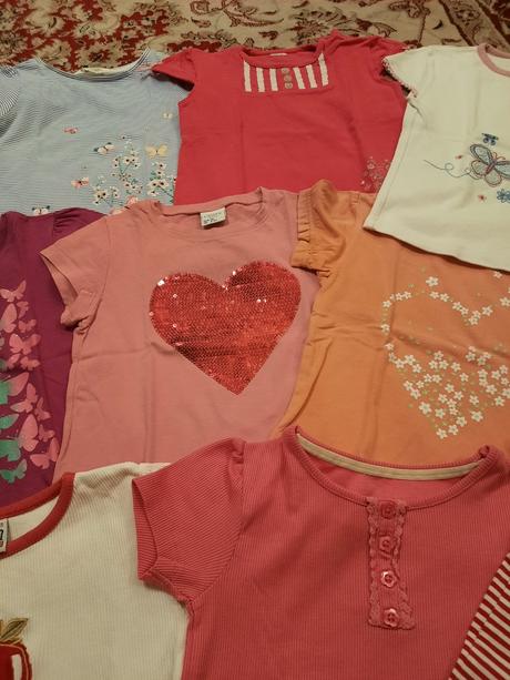 12x dívčí tričko, h&m,98