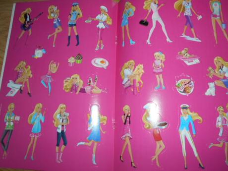 Kniha barbie hádanky a omalovánky 2 kusy,