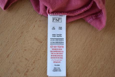 Tričko vel. 6 - 9 m, f&f,74