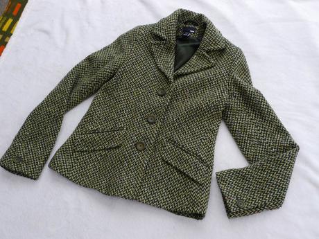 Zeleny kabatek, h&m,34