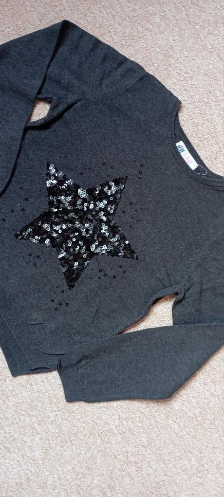 Slabší svetřík zn."h&m" vel."122-128", h&m,122