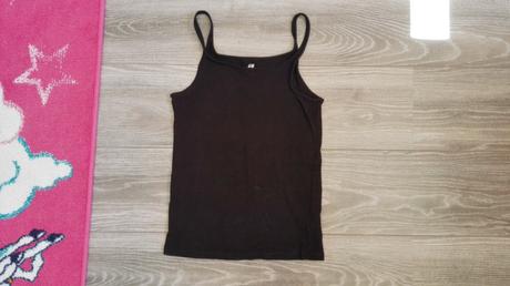 Černé tílko, h&m,152