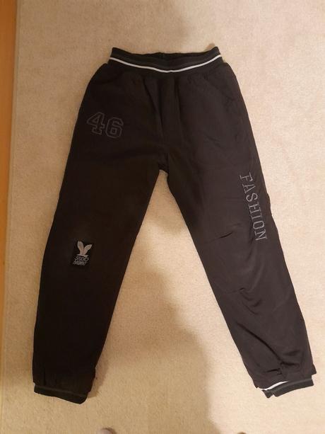 Zateplené šusťákové kalhoty, vel. 140/146, good children,140