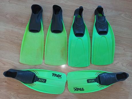 Ploutve vel.33-35 a 38/39,