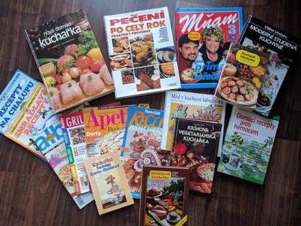 Kuchařky, časopisy o vaření,