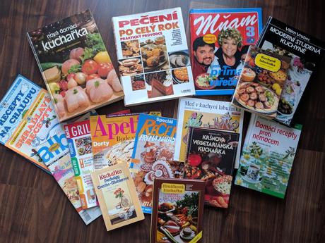 Kuchařky, časopisy o vaření,