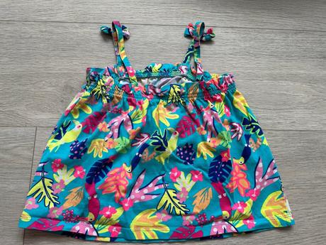 Dívčí tyrkysové tílko tukan c&a, vel. 110, c&a,110