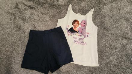 Tričko a kraťasy, h&m,134