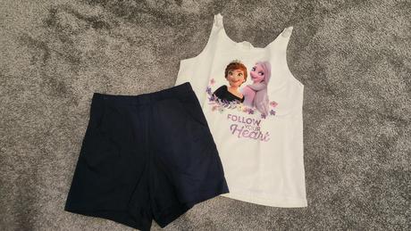 Tričko a kraťasy, h&m,134
