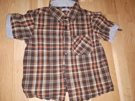 Hnědá kostkovaná košile 122 ladybird, ladybird,122