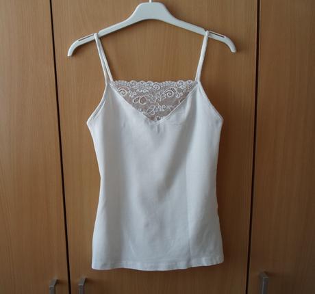 Bílé tričko tílko top, terranova,xs
