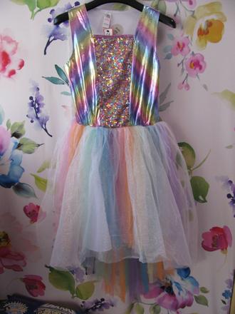 Kostým-šaty princezna, duhová víla apod., 