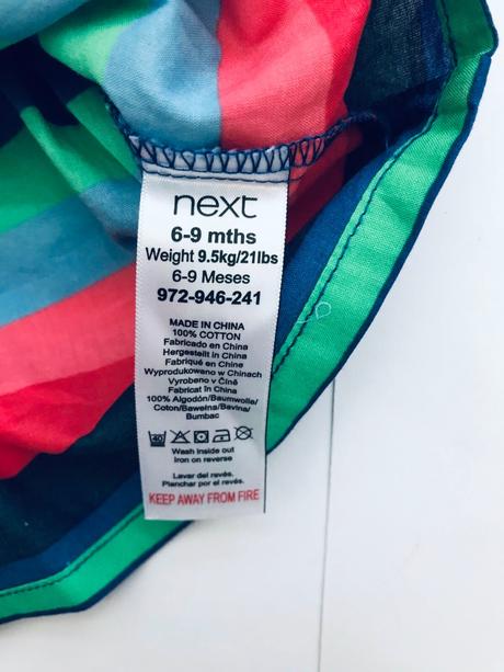 Šaty next - v.6/9 mes., next,74