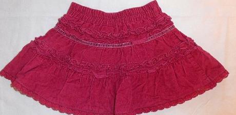 I92. manšestrová sukýnka s kalhotkami, adams,74