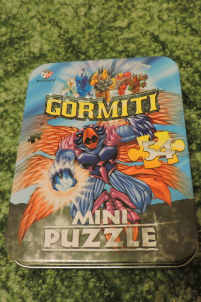 Mini puzzle gormiti v plechové krabičce, 