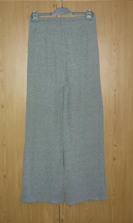 Šedé dámské široké volnočasové kalhoty takko, takko,s